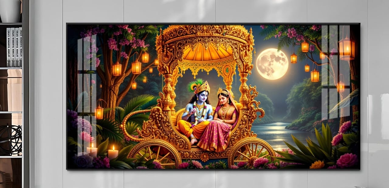 Radha Krishna – Eternal Bond Wall Art